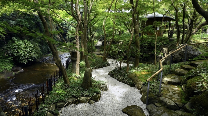 【一条恵観山荘入園チケット】庭園散策と花手水を楽しむ大人の鎌倉時間【朝食無料】